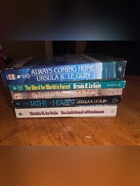 Ursula Le Guin Book Lot: Word For World Is Forest, Eye Of The Heron, Left Hand.